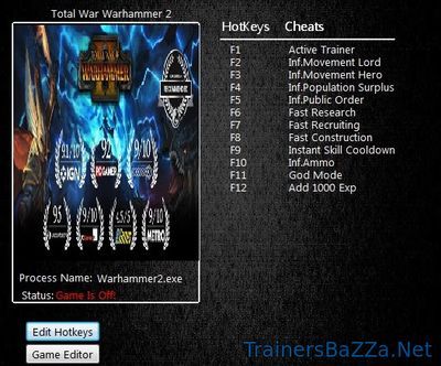 Warhammer total war 2 cheat codes